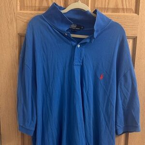 Polo Ralph Lauren Blue Polo Shirt size 3XL Big